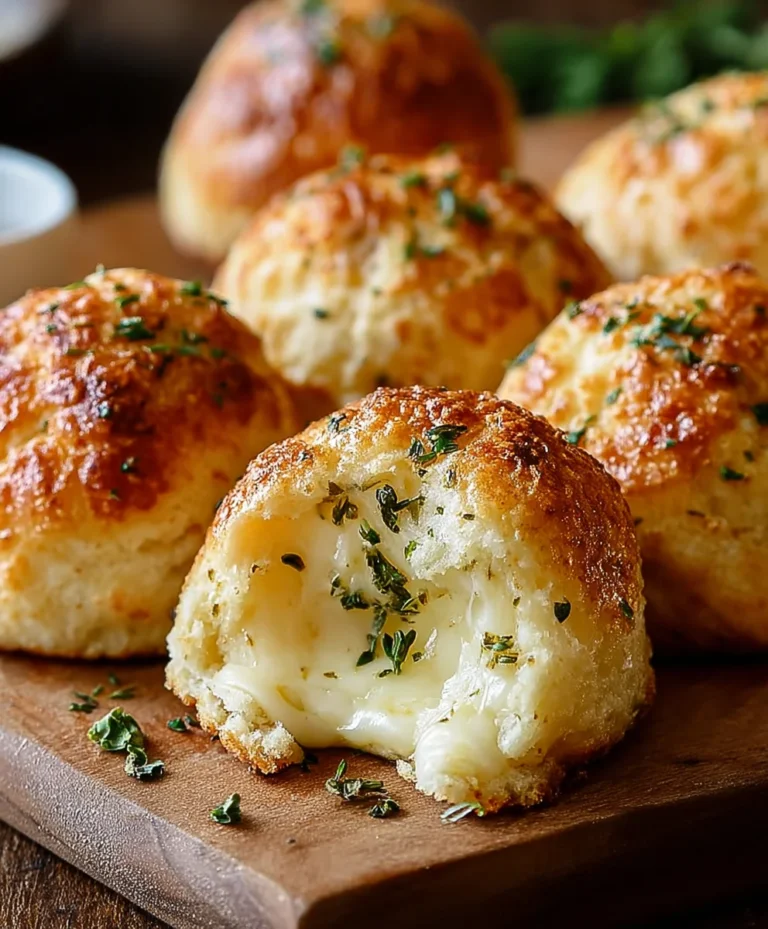 Gooey Mozzarella Biscuit Bombs-Cheesy Bites