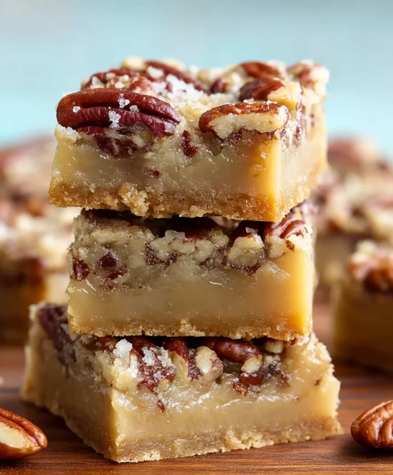 Carolina Pecan Bars-Delicious Nutty Treat