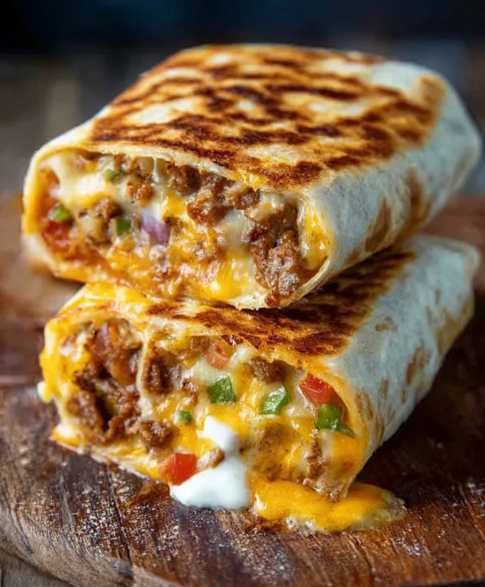 Ultimate Grilled Cheese Burrito - Craveable Flavor