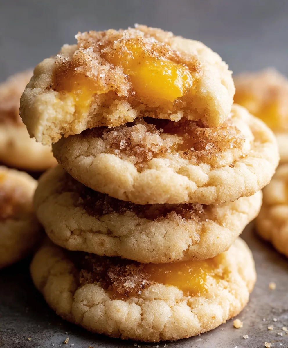 Easy Peach Cobbler Cookies - Best Dessert Ever