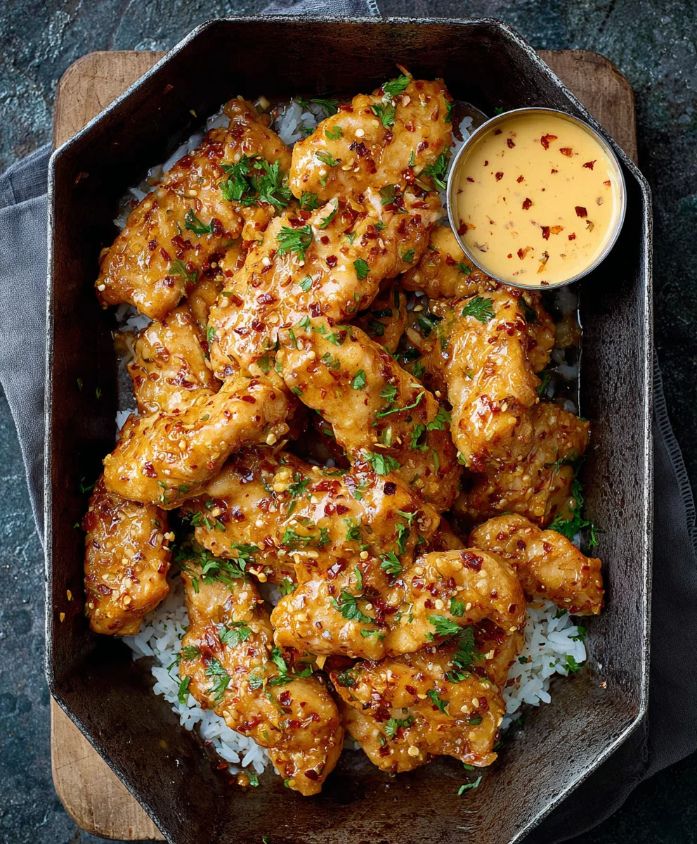 Bang Bang Chicken - Easy Spicy Creamy Flavor Burst