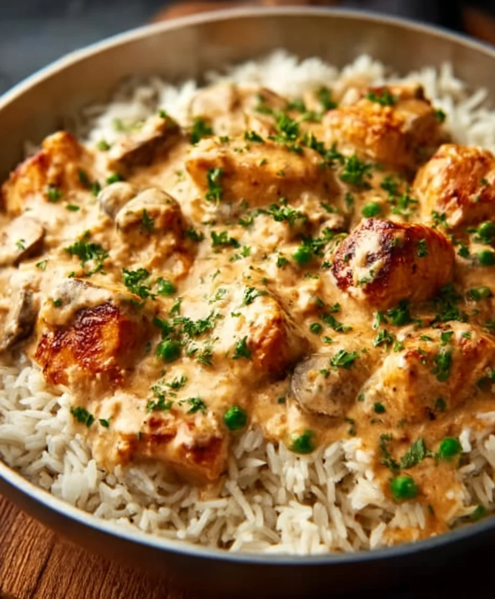 Best Smothered Chicken and Rice Recipe Easy Dinner