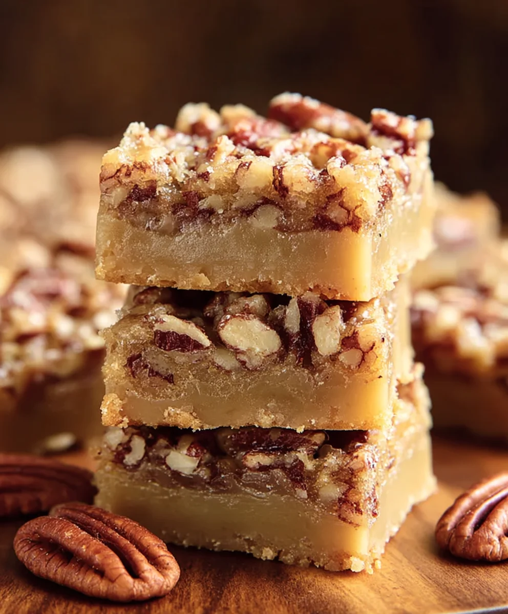 Carolina Pecan Bars-Delicious Nutty Treat