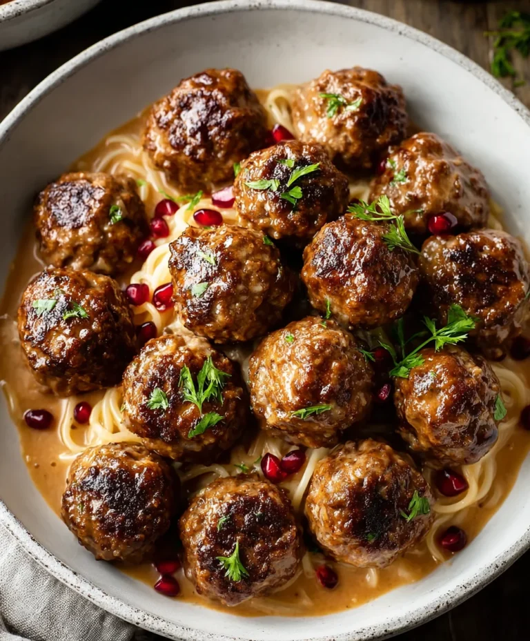 Beef Apple Meatballs Easy Flavorful Recipe