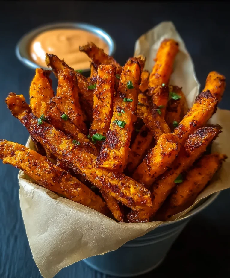 Crispy Oven Baked Sweet Potato Fries-Easy Healthy Treat
