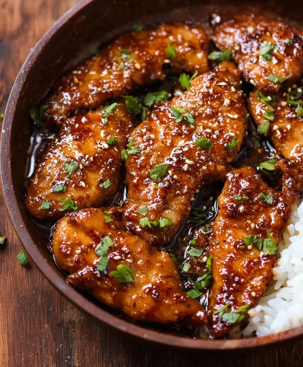 Honey Garlic Chicken or Beef Stir Fry Recipe