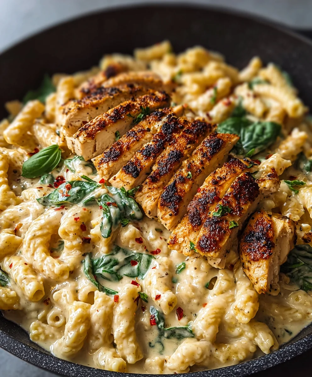 Creamy Chicken Garlic Parmesan Pasta Recipe