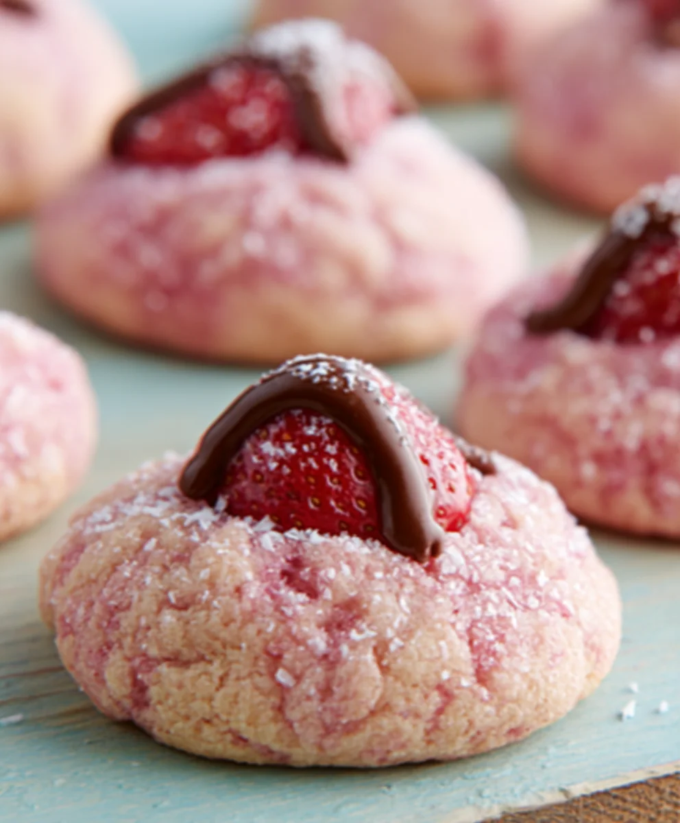 Strawberry Kiss Cookies - Easy & Delicious Recipe