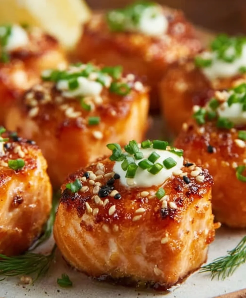 Bang Bang Salmon Bites - Easy Spicy Appetizer