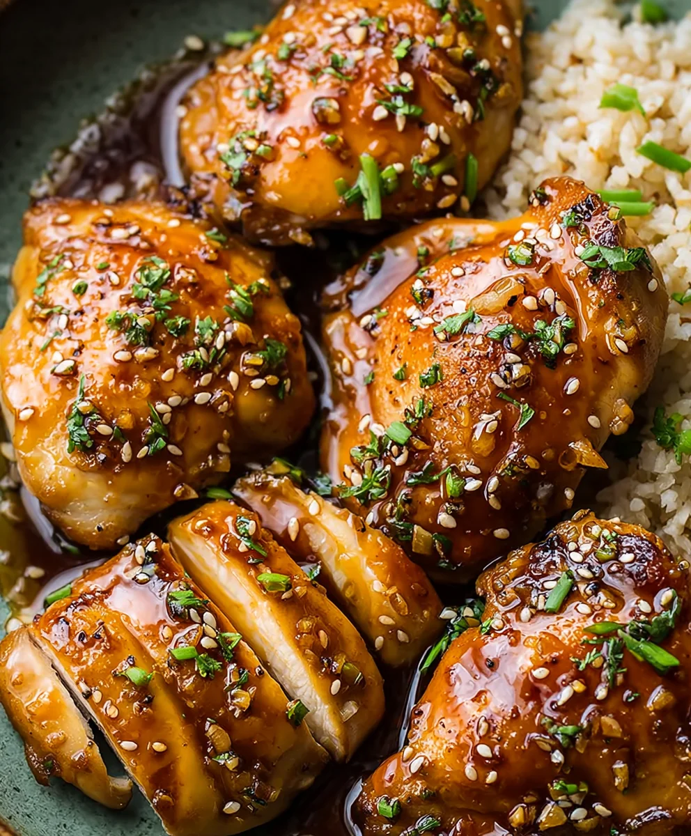 Easy Baked Honey Garlic Beef - Deliciously Simple
