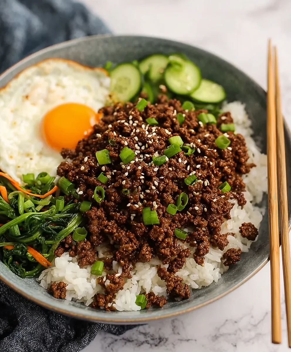 Quick Korean Beef Bowl- Easy 25-Minute Meal