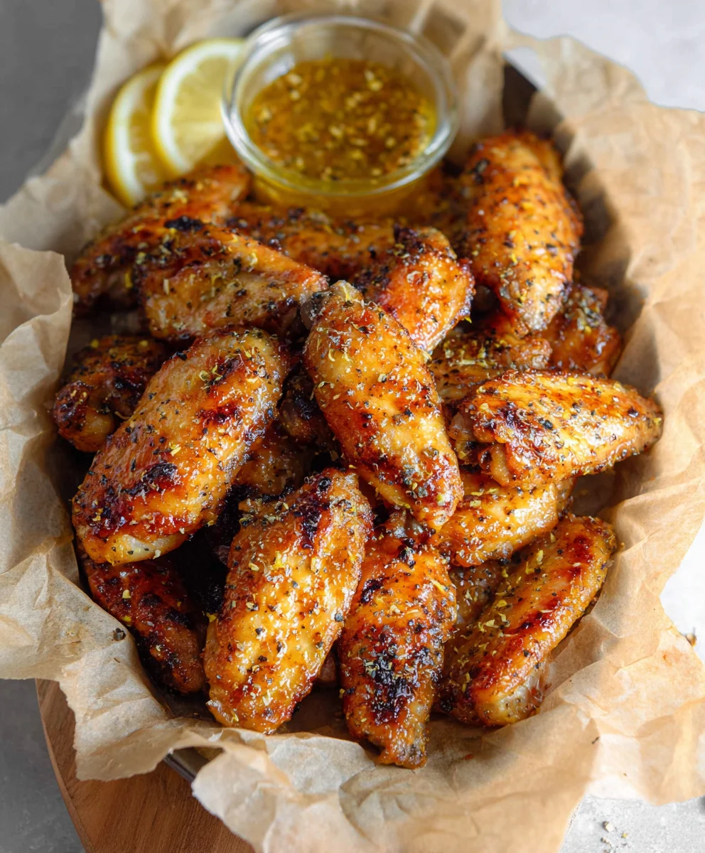 Honey Lemon Pepper Wings - Zesty Flavor Burst