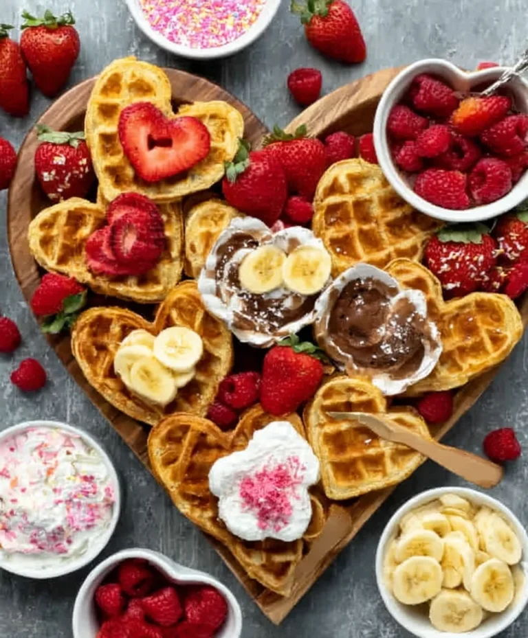 Vnon-alcoholic alentine’s Day Waffle Board-Non-Non-Non-Alcoholic Alternativeic Fun