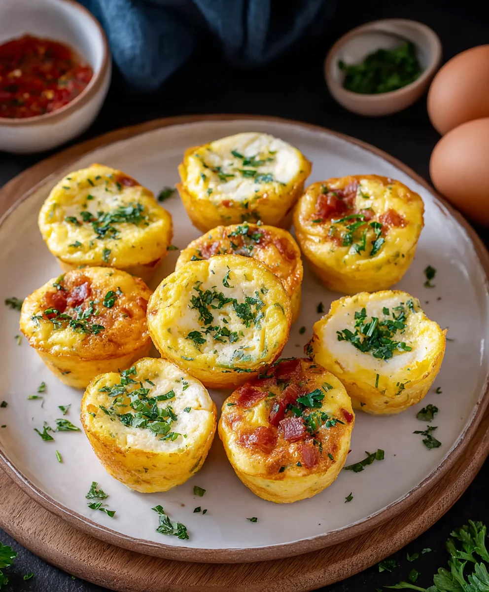 Creamy Cottage Cheese Egg Bites-Healthy Quick Snack