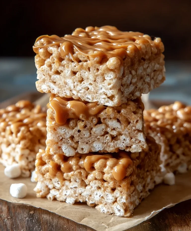 Brown Butter Dulce de Leche Rice Krispie Treats