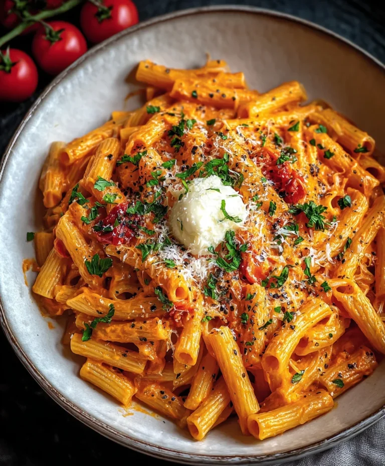 Creamy Tomato Garlic Pasta – Easy & Delicious Recipe