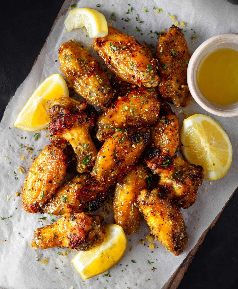 Honey Lemon Pepper Wings - Zesty Flavor Burst