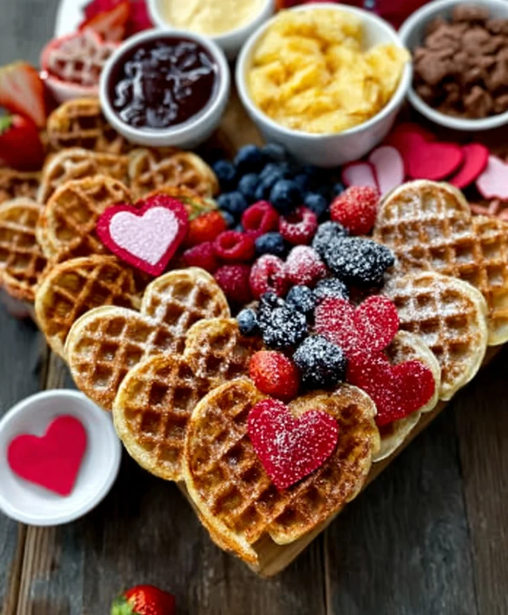 Vnon-alcoholic alentine's Day Waffle Board-Non-Non-Non-Alcoholic Alternativeic Fun