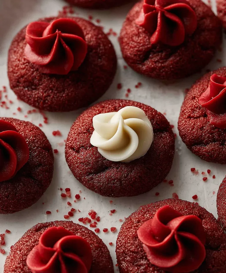 Hershey’s Red Velvet Blossoms Easy Festive Cookie Recipe