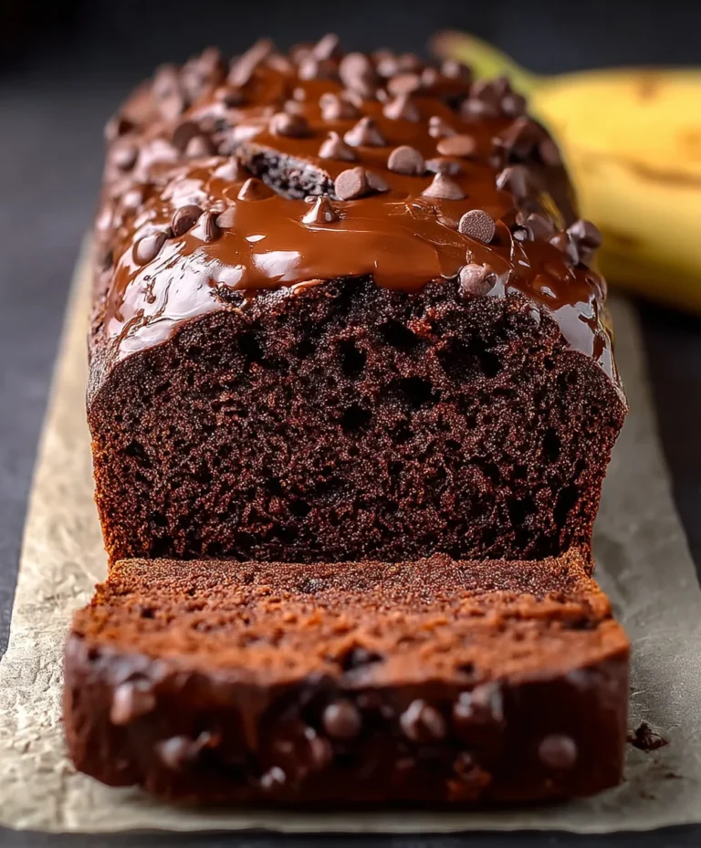 Healthy Chocolate Banana Bread-Guilt Free Treat