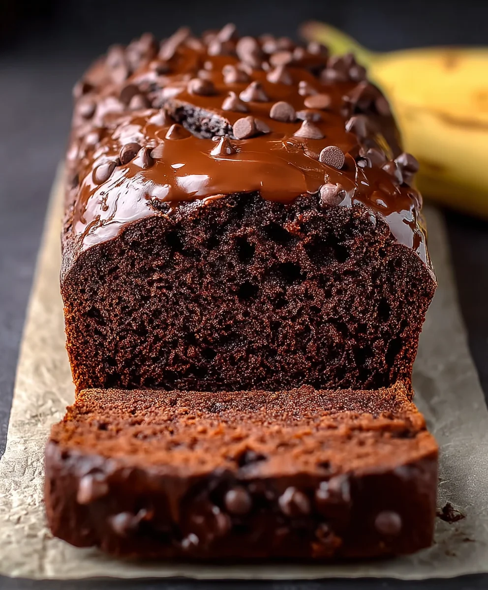 Healthy Chocolate Banana Bread-Guilt Free Treat