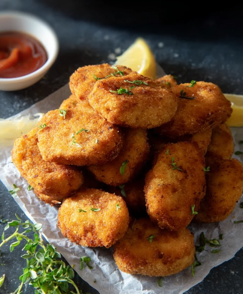 Easy Homemade Chicken Nuggets Recipe-Crispy & Delicious