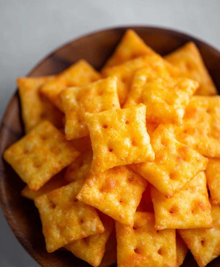 Easy Homemade Cheez Its Recipe-Baked Cheesy Crackers
