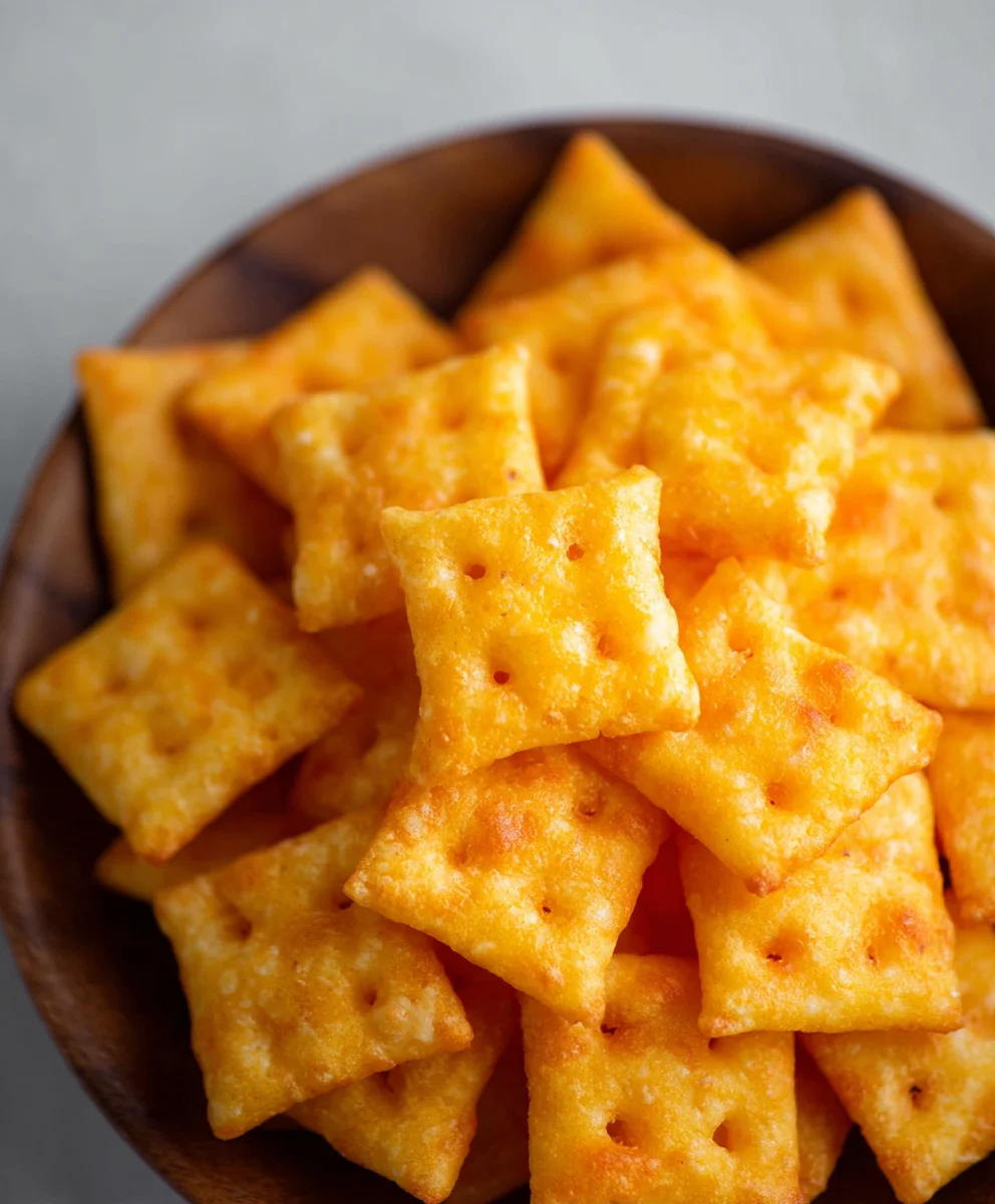 Easy Homemade Cheez Its Recipe-Baked Cheesy Crackers