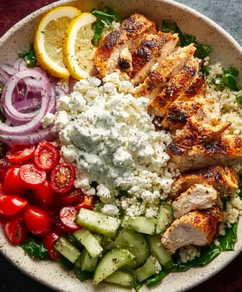 Greek Chicken Bowls- Easy & Flavorful Meal Prep