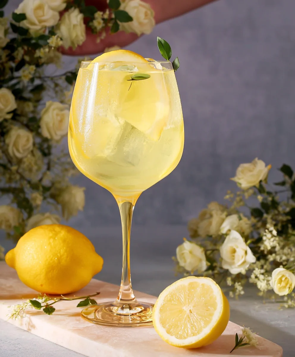Non-Non-Non-Alcoholic Alternative Limoncello Spritz The Perfect Mocktail