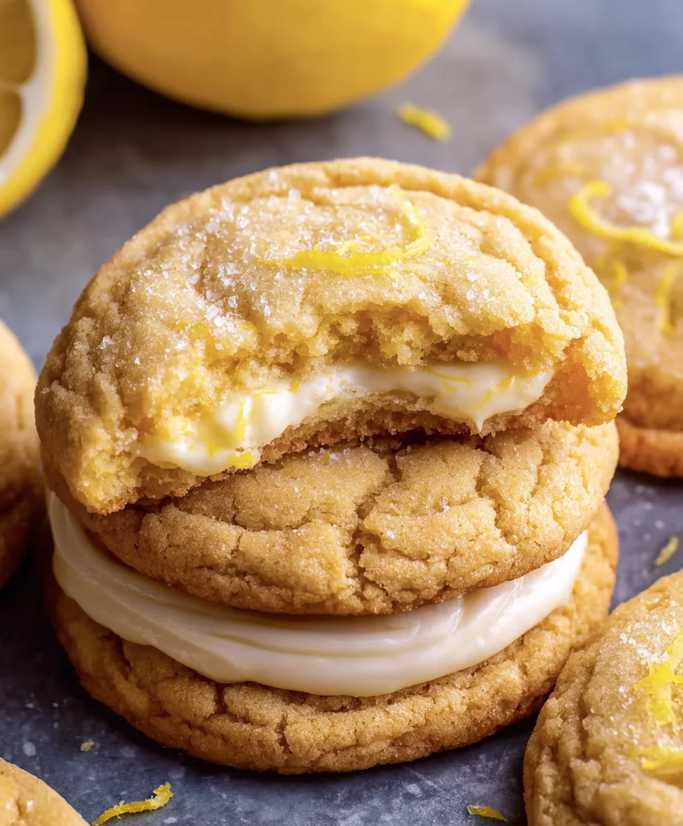 Lemon Cheesecake Cookies-Tangy Sweet Creamy Delight