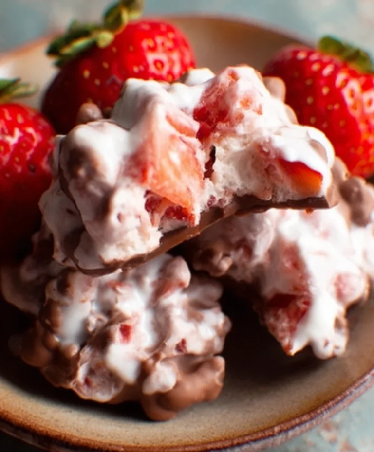 Viral Chocolate Strawberry Yogurt Clusters – Easy Treat