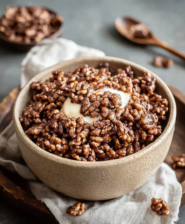 Healthy Crispy Chocolate Puffed Rice Cereal – Delicious Snack