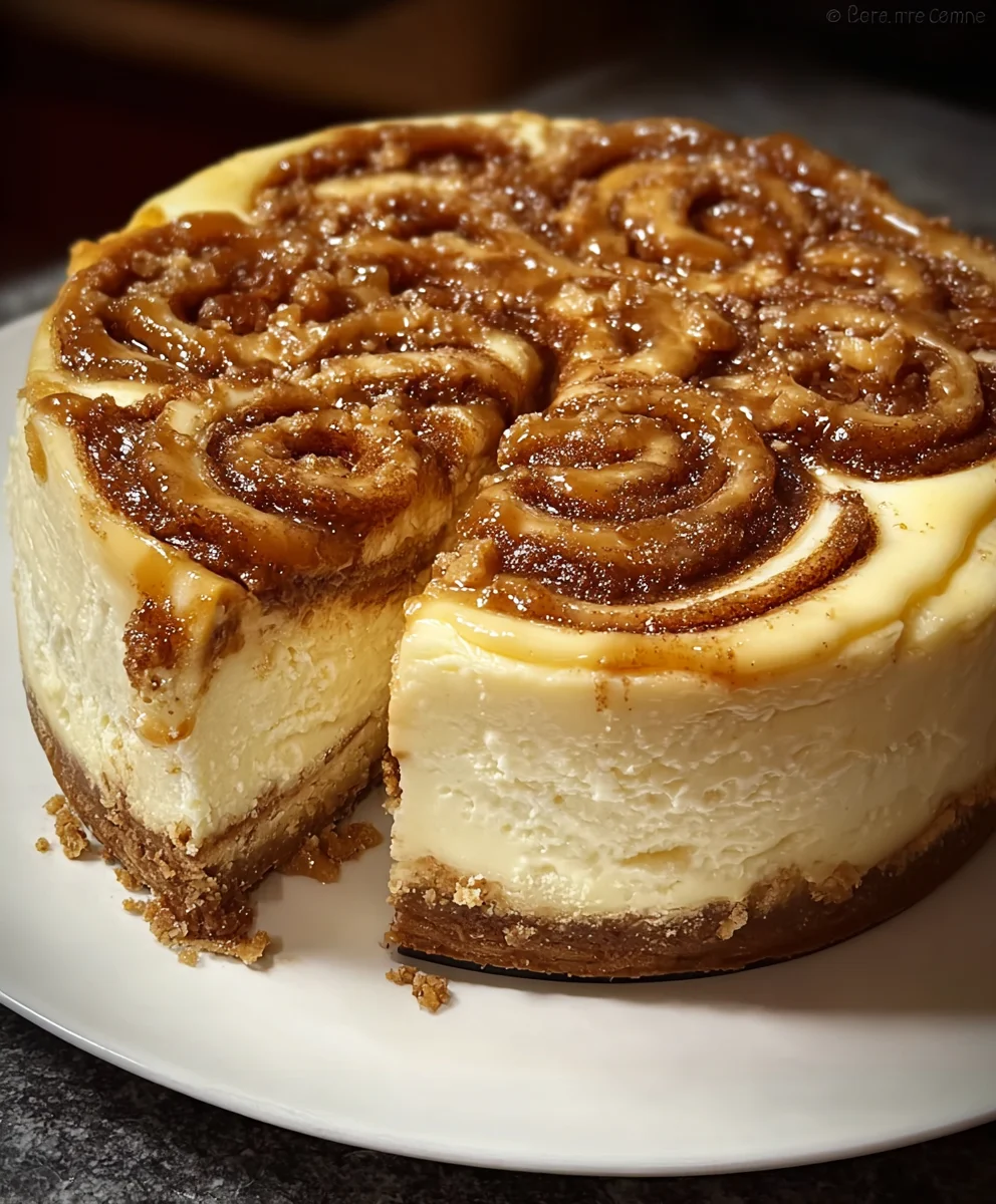 Cinnamon Roll Honeybun Cheesecake Recipe