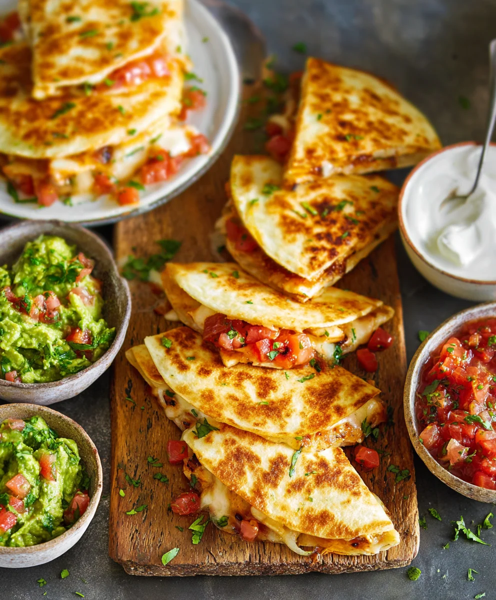 Easy Mini Chicken Quesadillas Recipe- Quick Snack