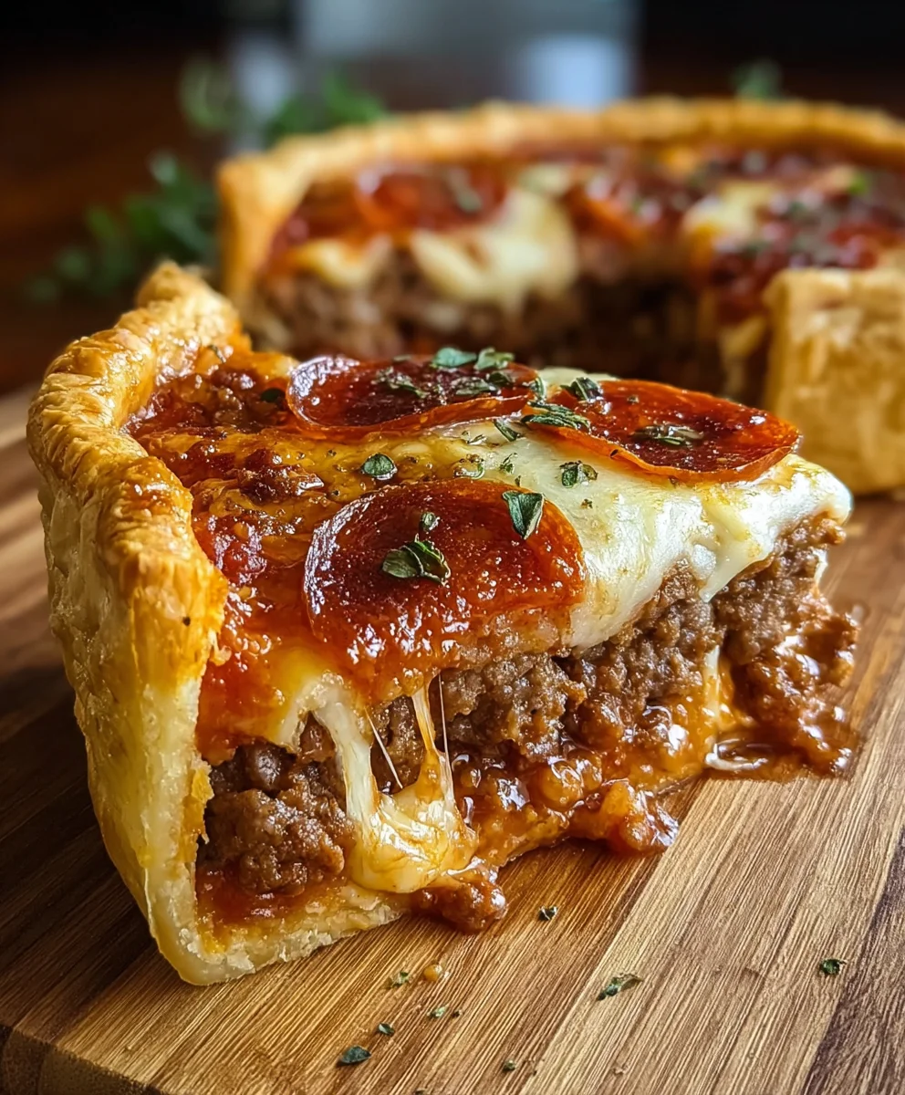 The Ultimate Pizza-Burger Pie Recipe - Delicious Flavor Fusion