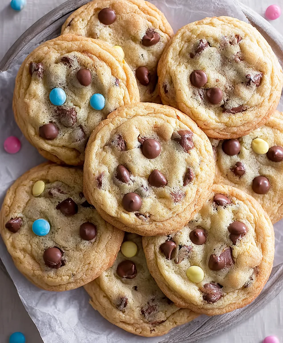 Easter Chocolate Chip Cookies-Festive & Delicious Recipe
