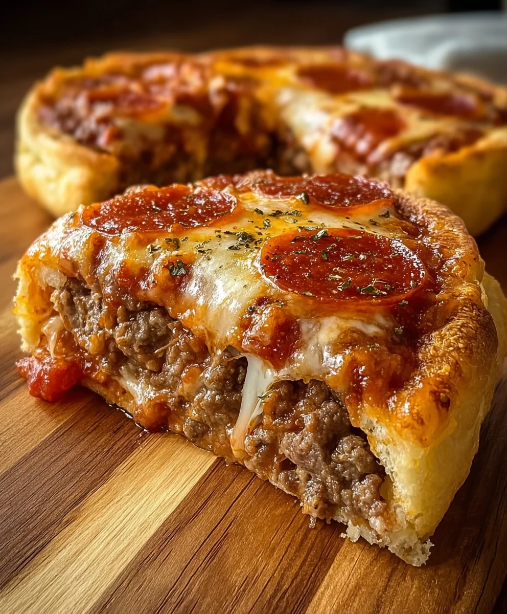 The Ultimate Pizza-Burger Pie Recipe - Delicious Flavor Fusion