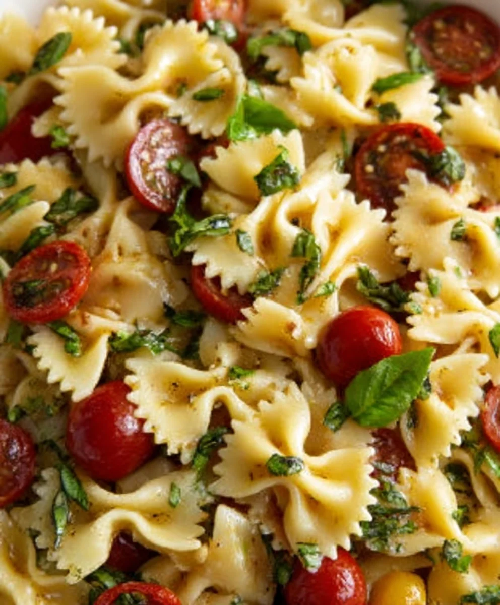 Easy Bow Tie Pasta Salad Recipe- Crowd Pleaser