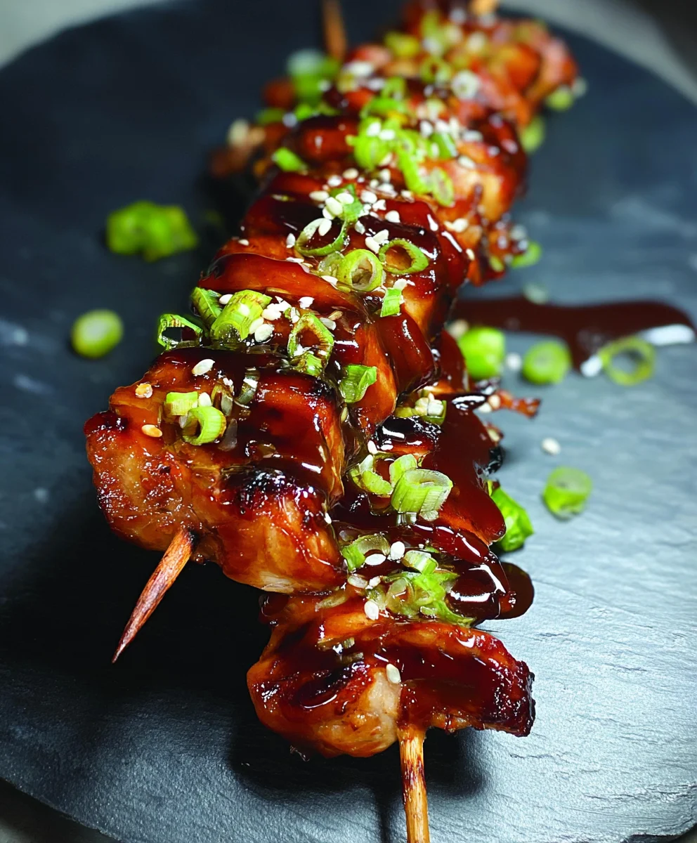 Teriyaki Beef Skewers- Easy Grilling Delight