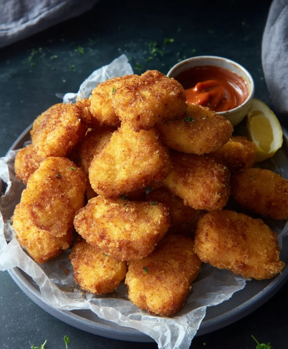 Easy Homemade Chicken Nuggets Recipe-Crispy & Delicious