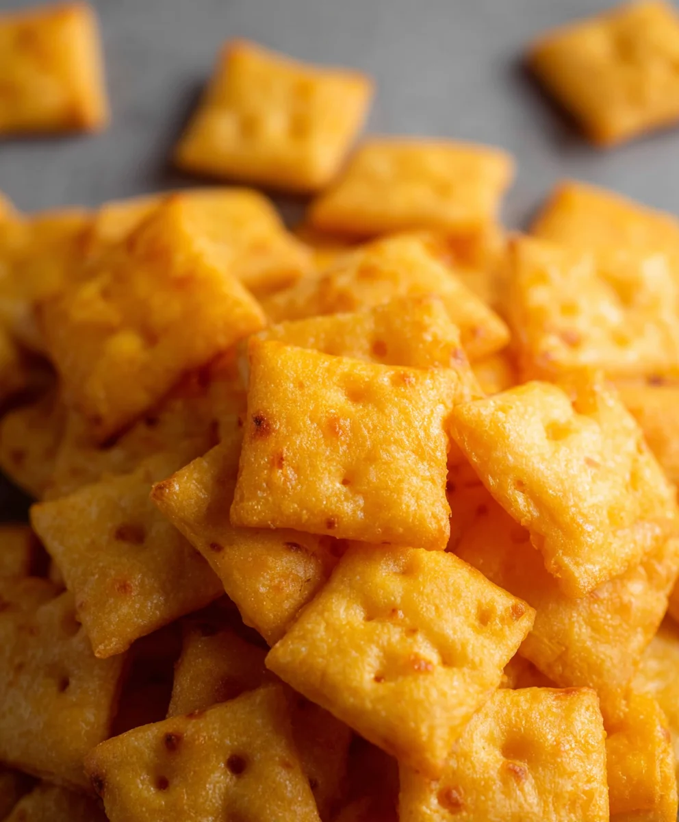 Easy Homemade Cheez Its Recipe-Baked Cheesy Crackers