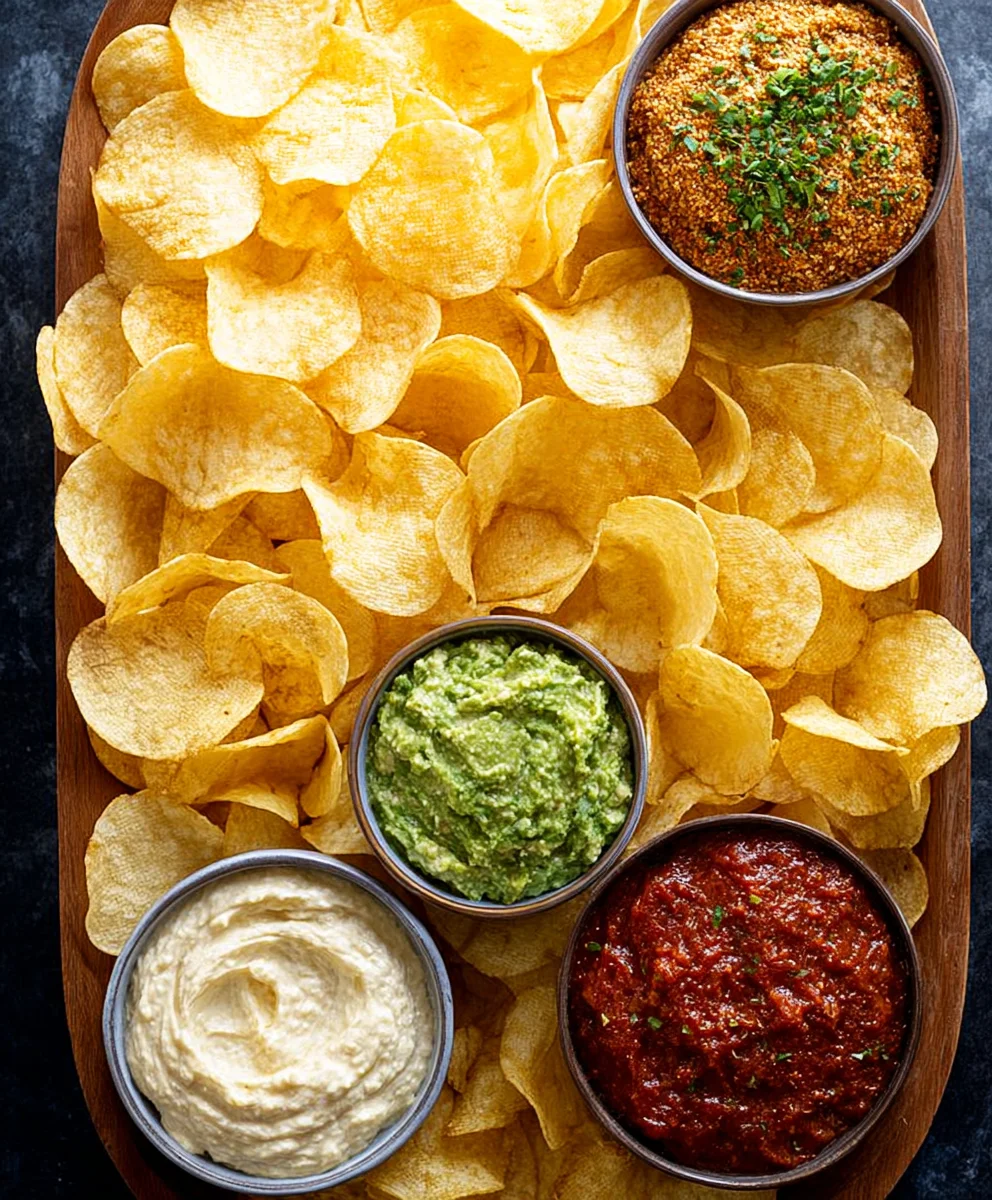 Ultimate Chips and Dip Platter Recipe-Easy & Delicious