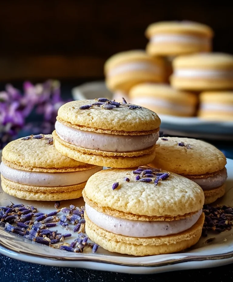 Lemon Lavender Sandwich Cookies-A Sweet Treat