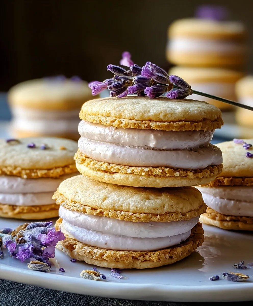 Lemon Lavender Sandwich Cookies-A Sweet Treat