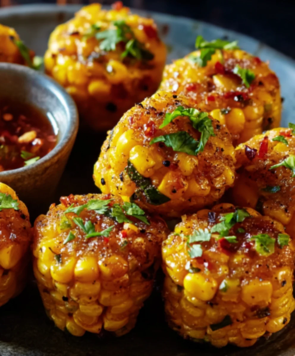 Spicy Mexican Corn Bites - Easy Appetizer Recipe