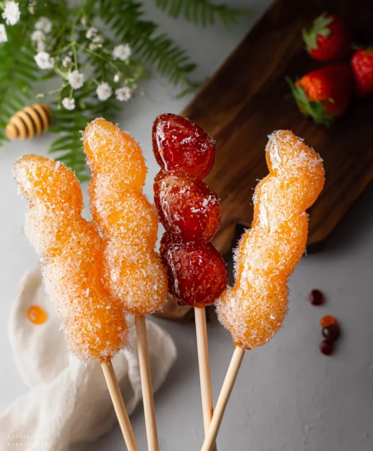 Easy Tanghulu Recipe – Sweet Crystal Candy Fruit Skewers