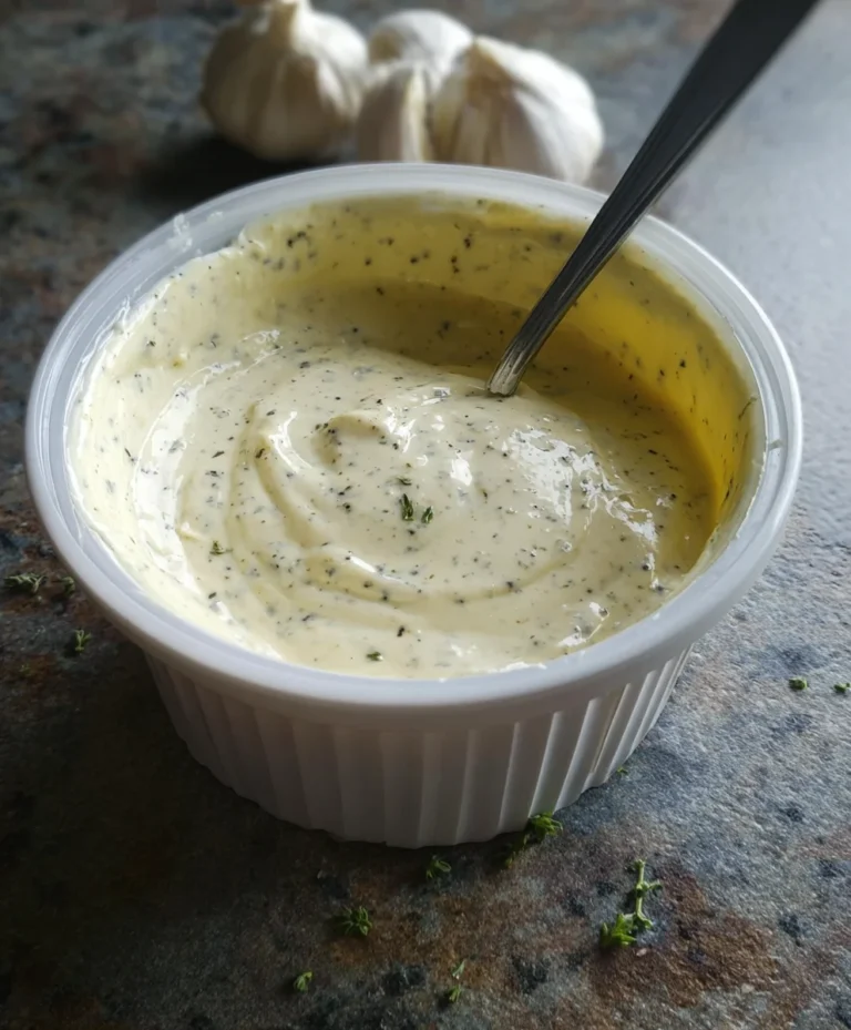 Easy Garlic Aioli Sauce – Creamy & Delicious