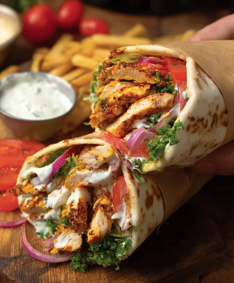 Flavorful Chicken Shawarma Wrap Recipe