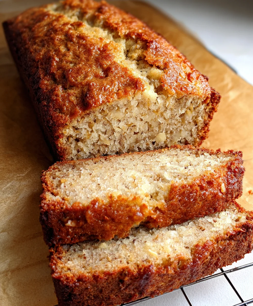 Moist Cottage Cheese Banana Bread Recipe